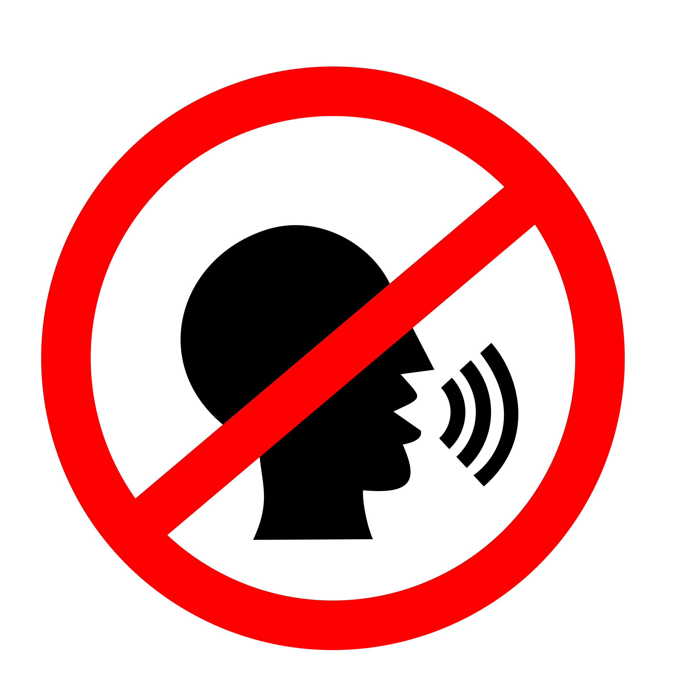 secret clipart silence sign