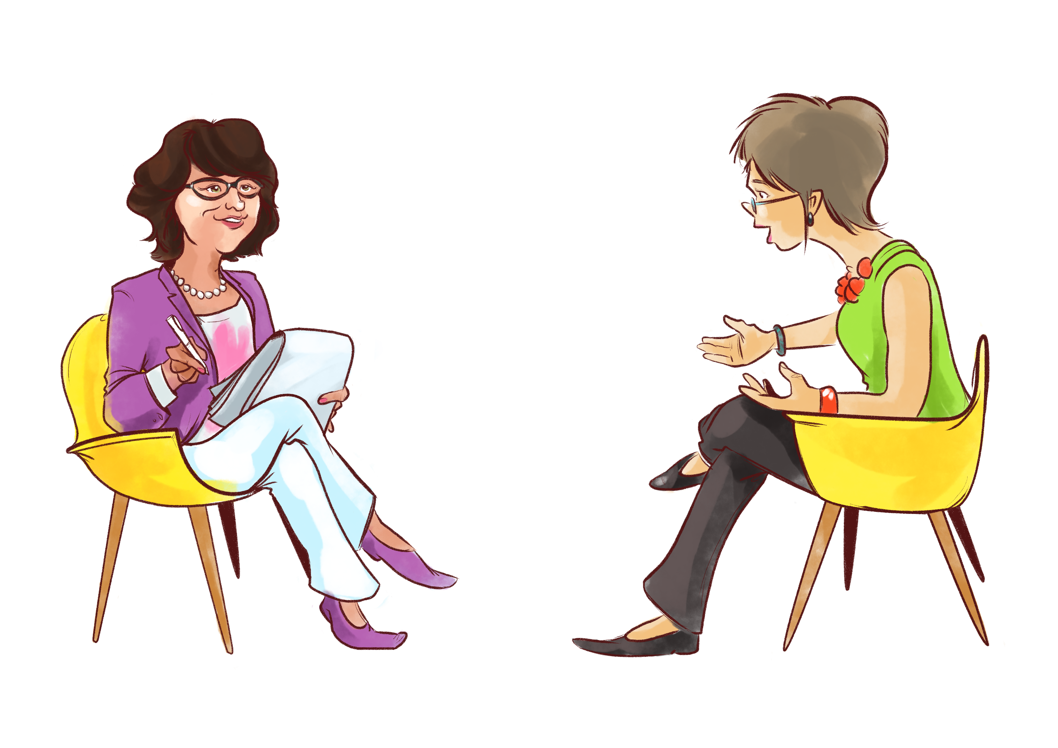 conversation clipart thinking together
