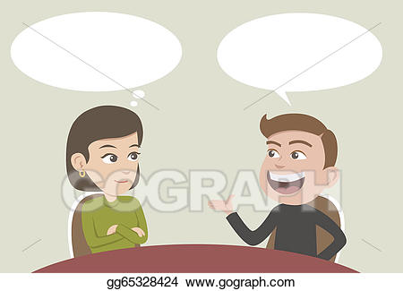 conversation clipart two man