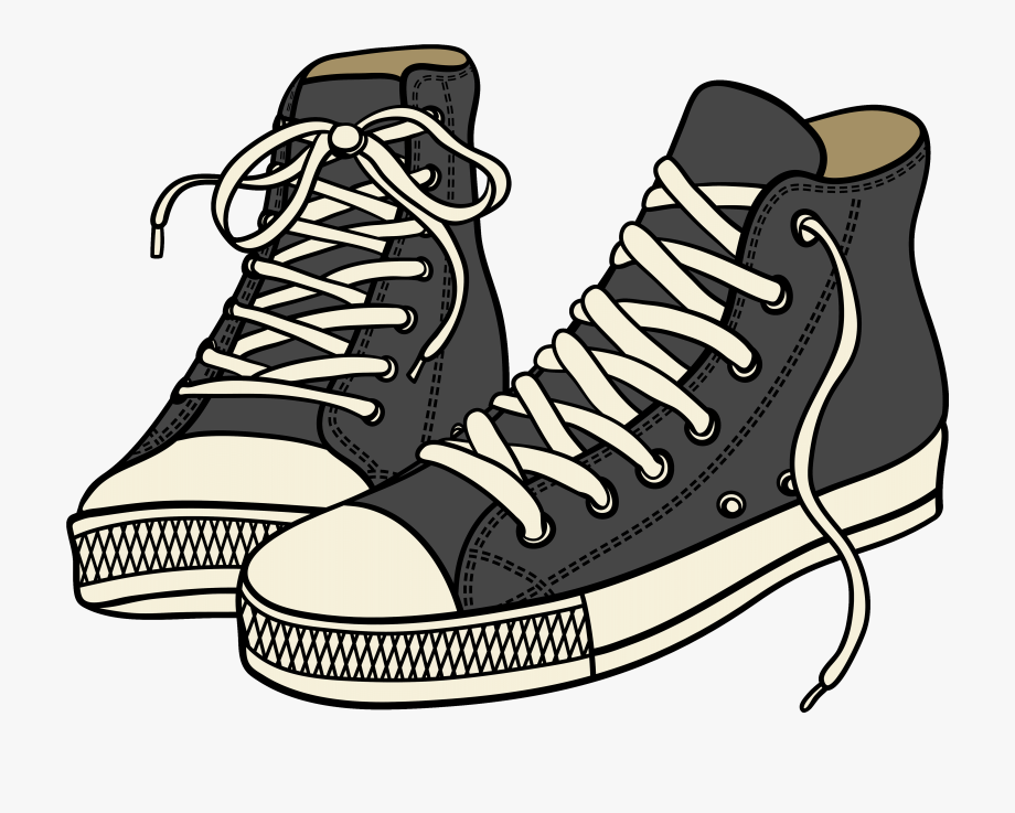 Vektor Tegak: Gambar Sepatu Converse Vector