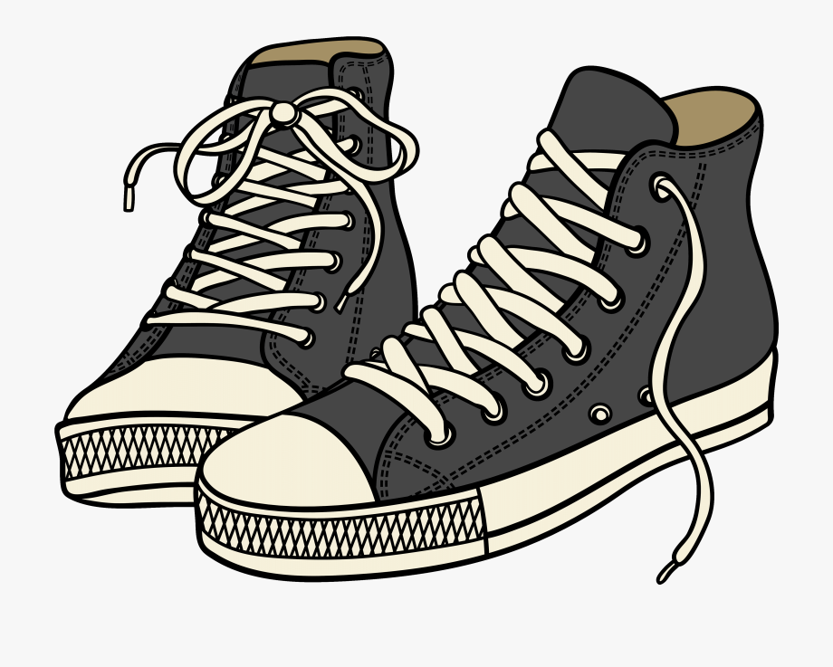 Vektor Tegak Gambar Sepatu Converse Vector 