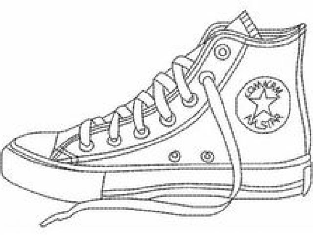 converse clipart contour