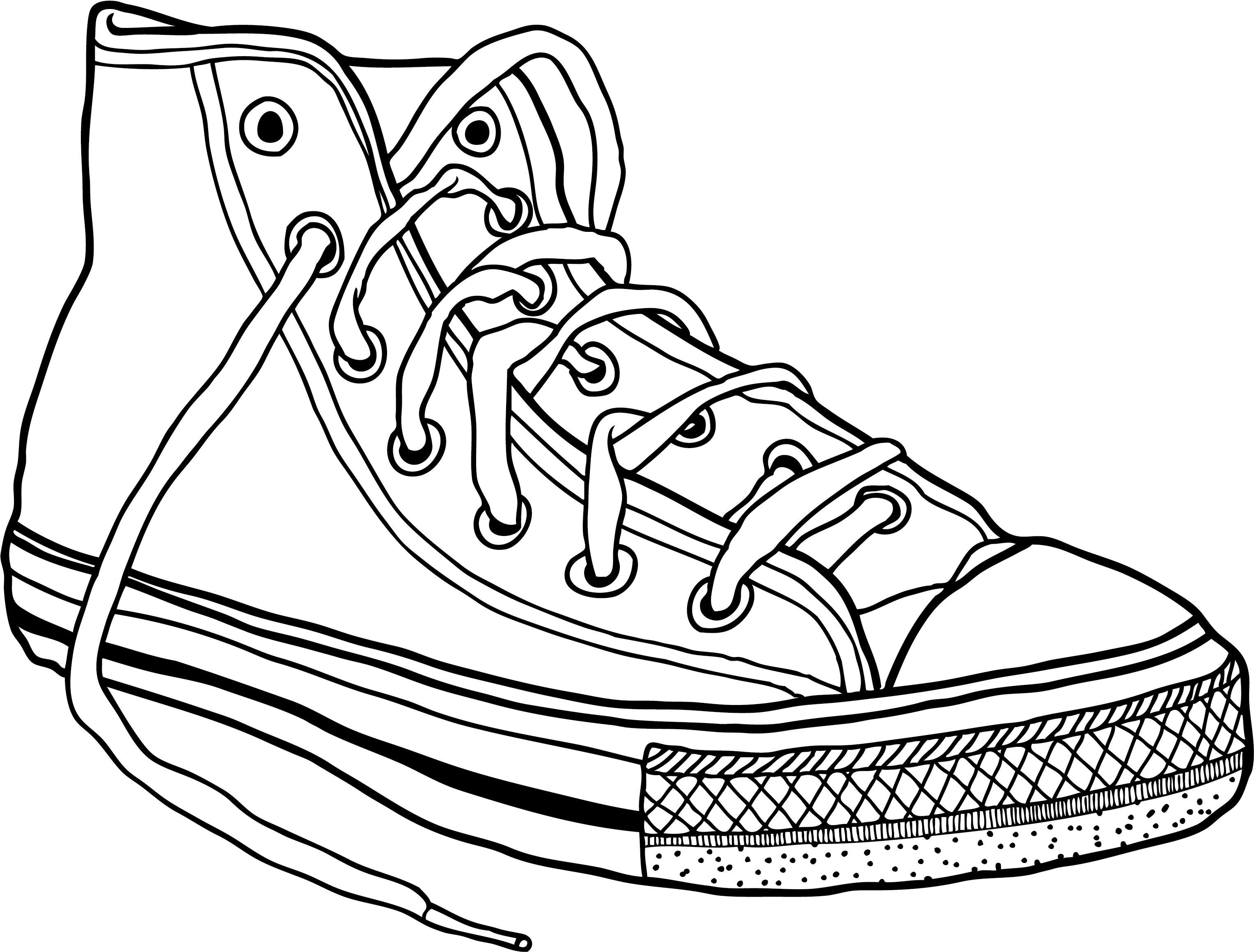 converse clipart drawing