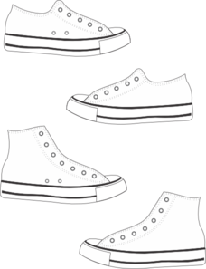 converse clipart foot wear