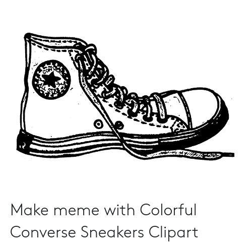converse clipart line