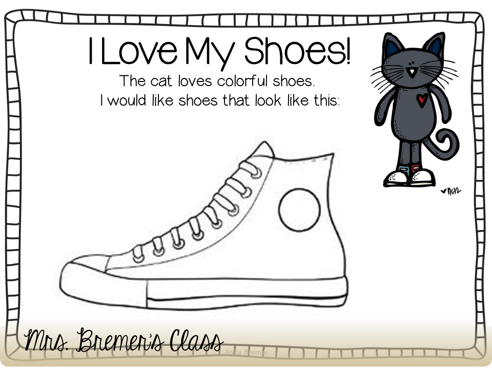 Pencil and in color. Converse clipart pete the cat