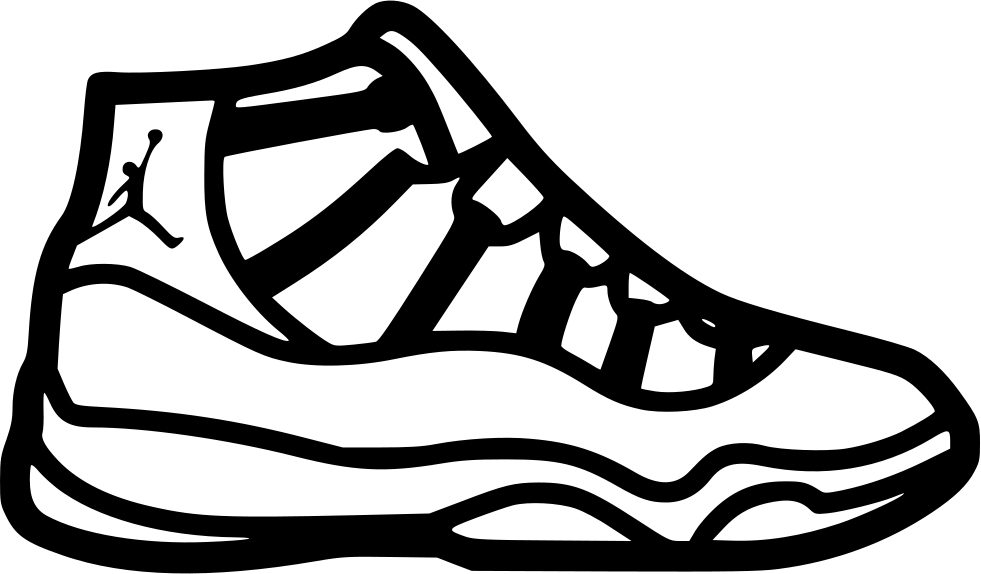 Converse Clipart Shoe Jordan Transparent FREE For.