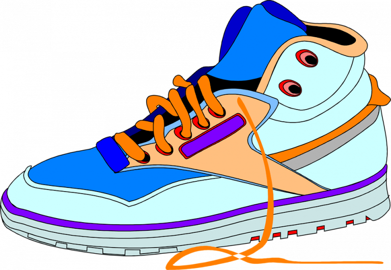 converse clipart untied