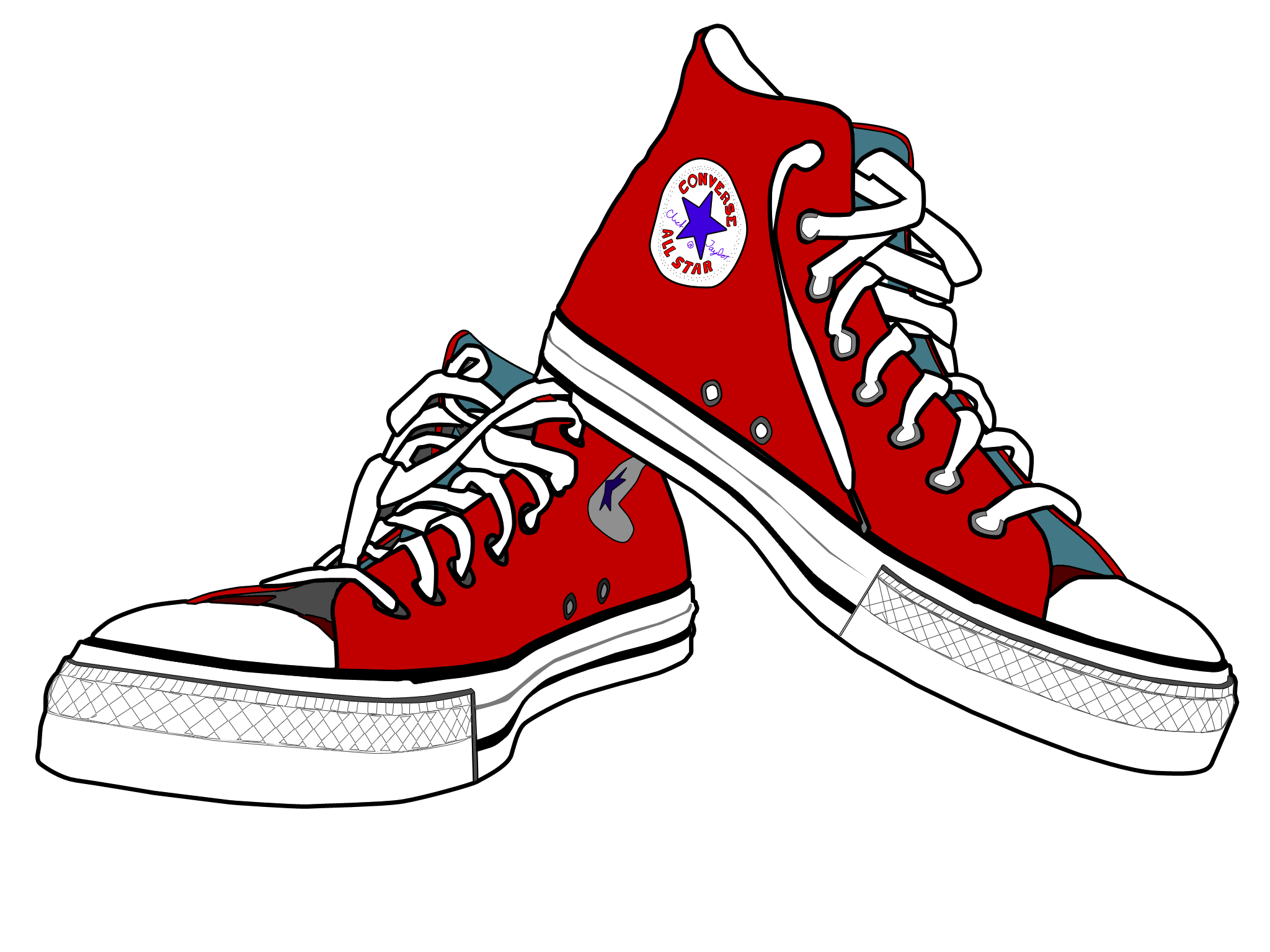 Converse Sneakers Svg