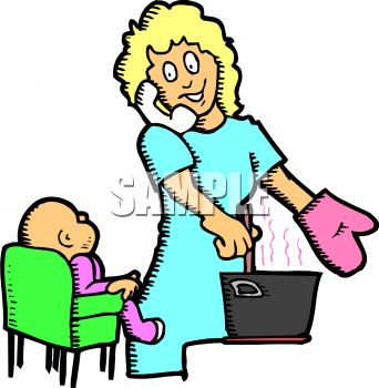 cook clipart busy