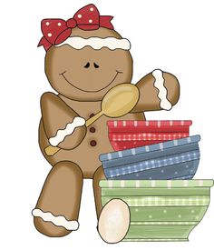 Gingerbread clipart baking. Free christmas cliparts download