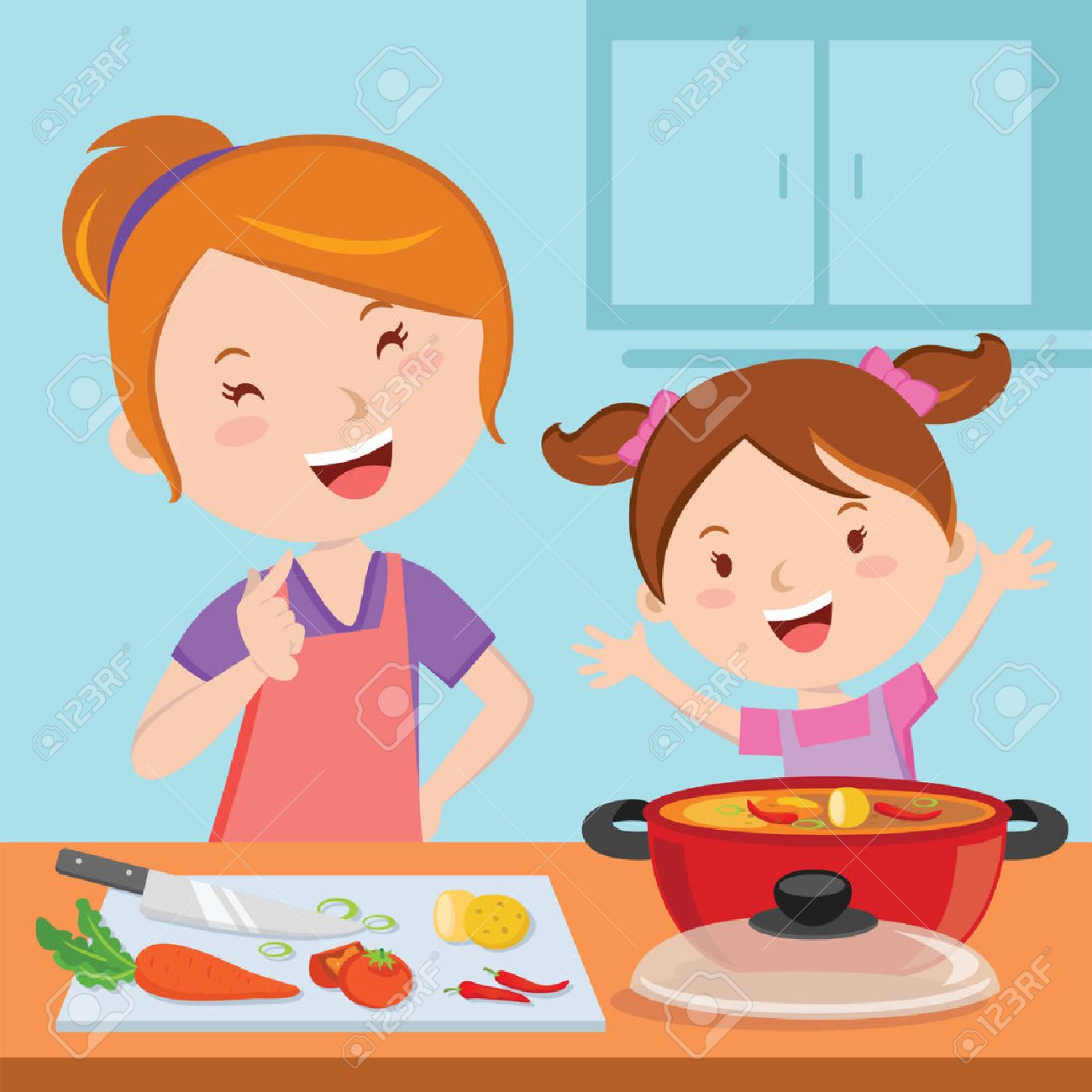 Help to portal . Cook clipart cook dinner