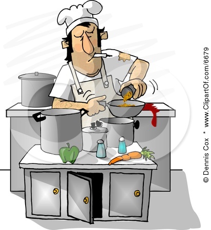 cook clipart food handler
