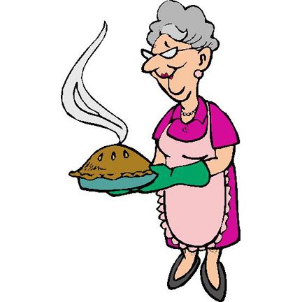 grandma clipart cooking