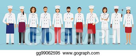 cook clipart group chef