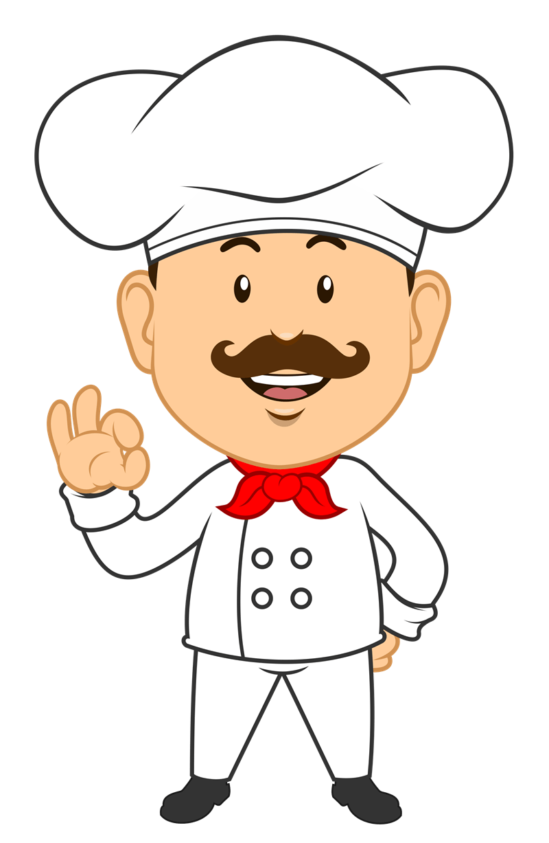 Cartoon chef group cliparts. Cook clipart guy italian