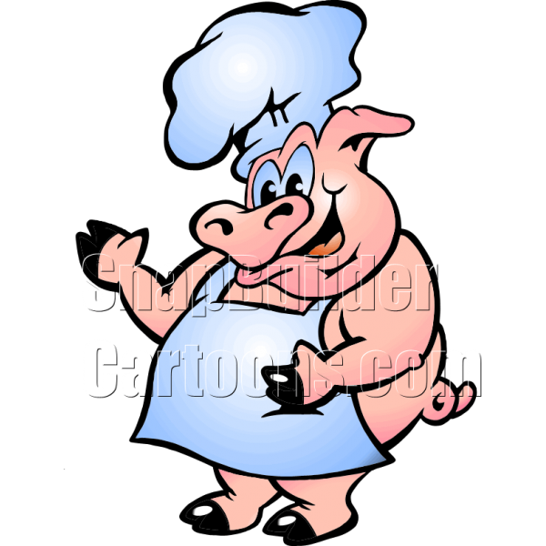 pigs clipart cook