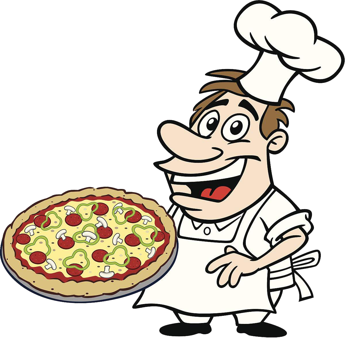 Cooking clipart covered food. Barbecue cartoon chef with