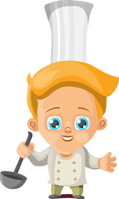 cook clipart little boy
