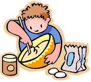 Student clipart cooking. Mixing ingredients cliparts free