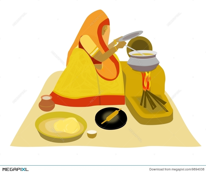 cook clipart rajasthani