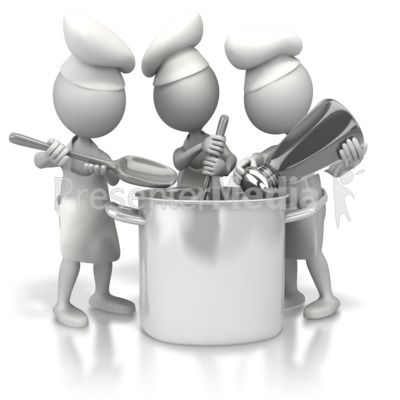 Cook clipart too many cook. Cooks home and lifestyle