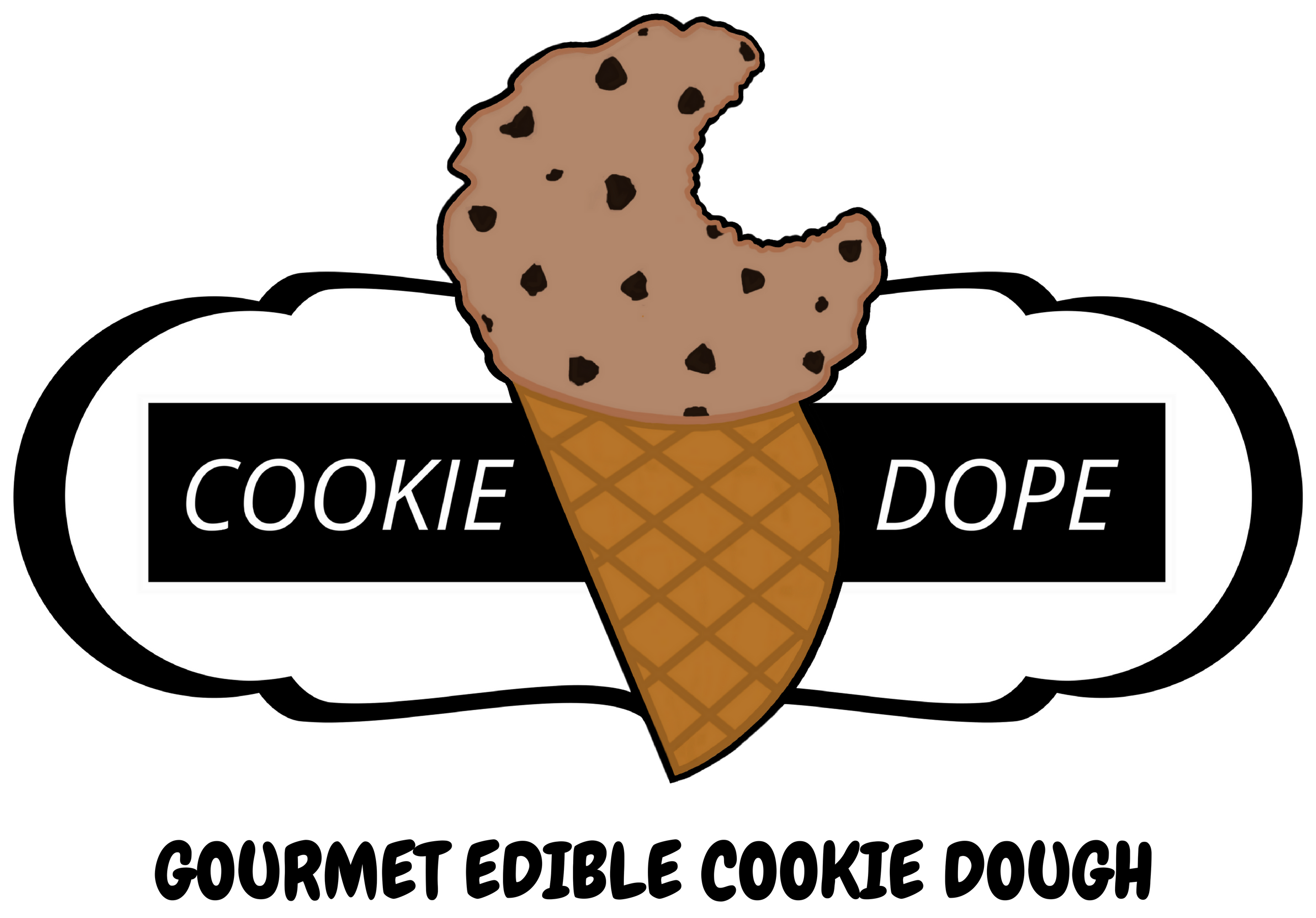 Edible ice cream united. Cookbook clipart cookie dough