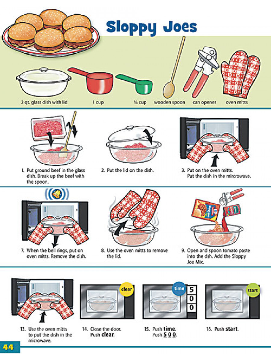 cookbook clipart cooking instruction