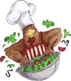 cookbook clipart country chicken