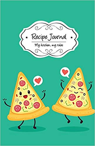 Cookbook clipart kitchen rules. Recipe journal pizzas blank