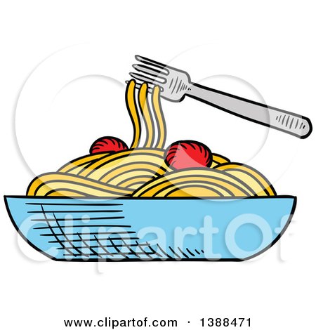 cookbook clipart pasta