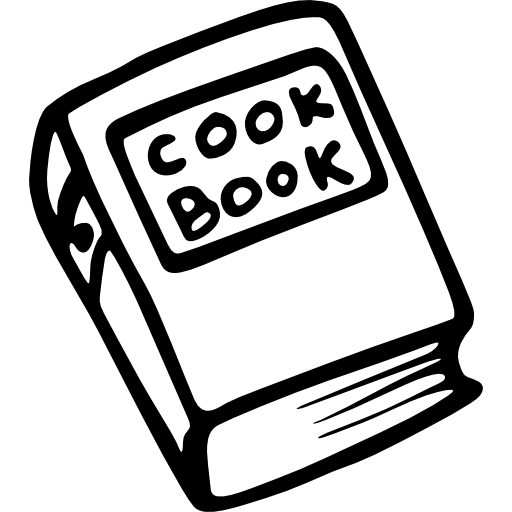 cookbook clipart recipe box