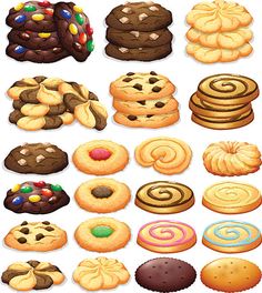 cookie clipart assorted cookie