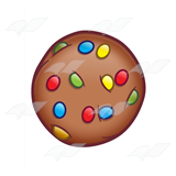 cookie clipart colourful
