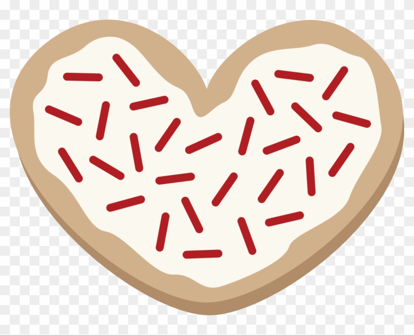 Heart shaped free svg. Cookie clipart file