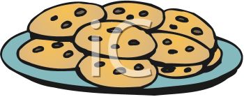cookie clipart plate cookie