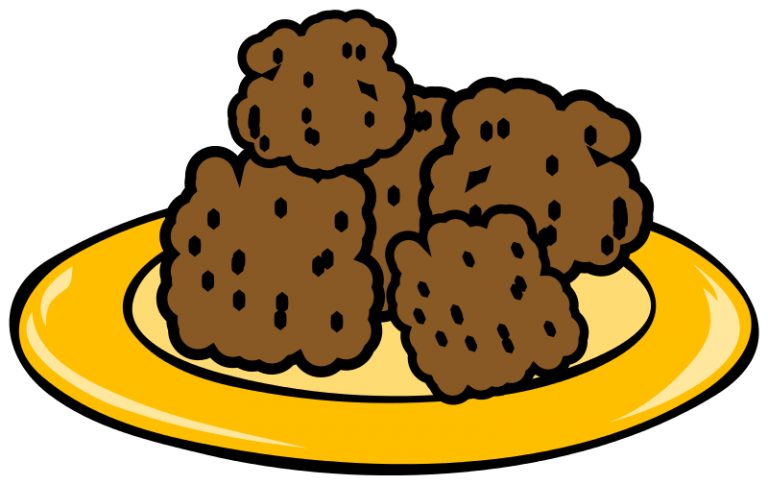 Cookie plate cookie