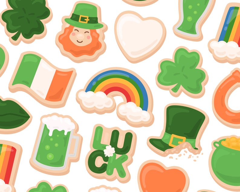 cookie clipart st patricks day