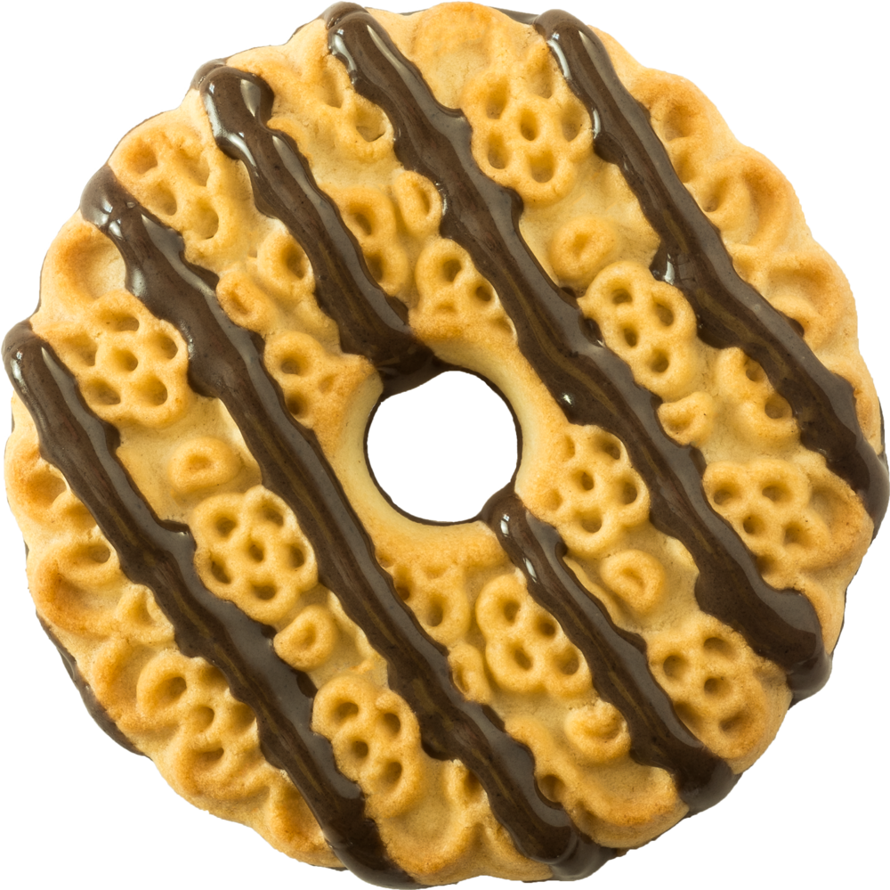 Striped scout house color. Cookies clipart batch cookie