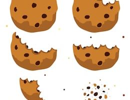 cookies clipart bitten
