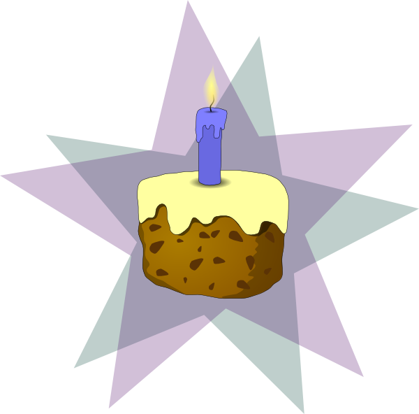 one clipart candle