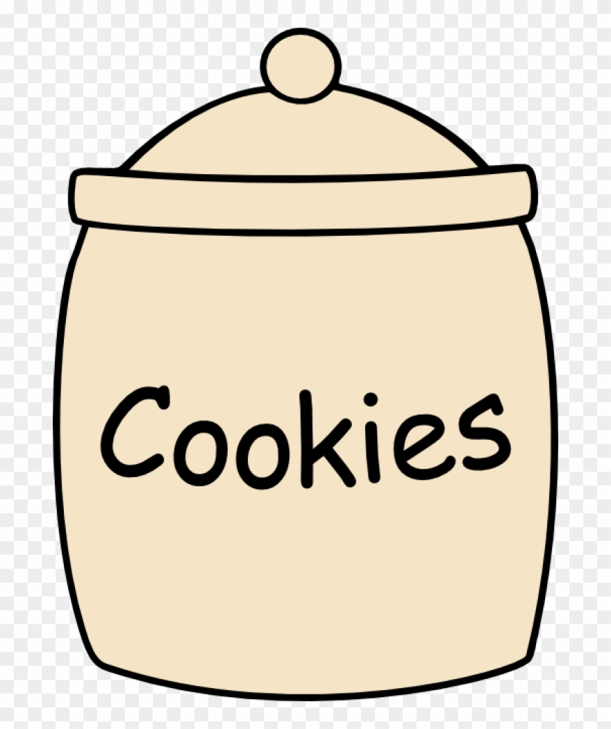Container template png . Cookies clipart cookie jar