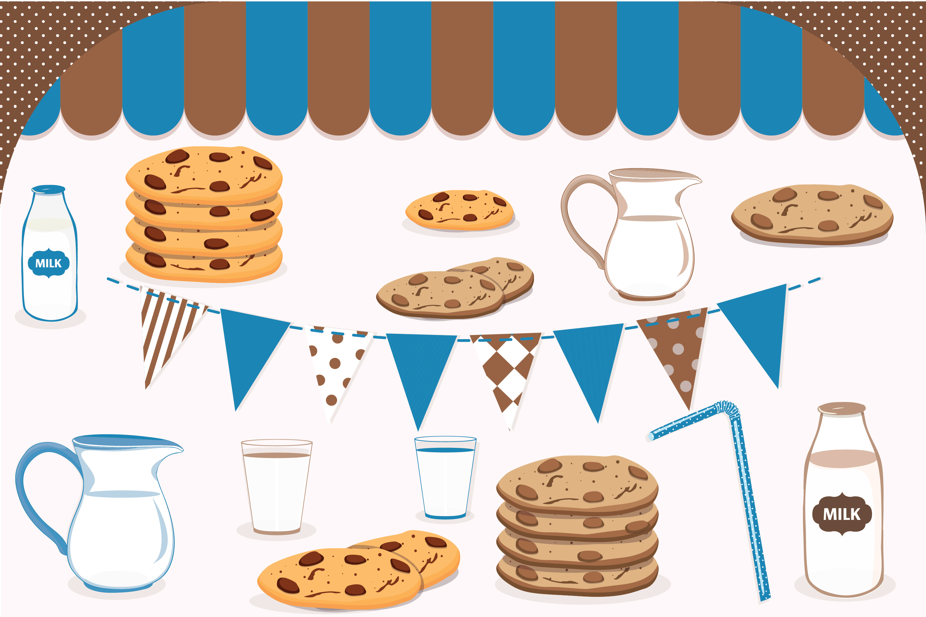 Cookies clipart milk. And graphics 