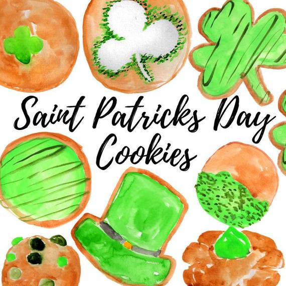 cookies clipart st patricks day