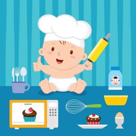 cooking clipart baby