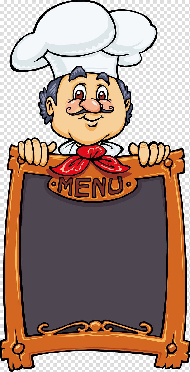 cooking clipart chef menu
