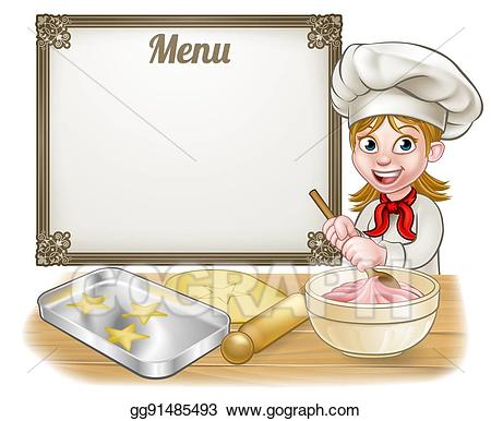 cooking clipart chef menu