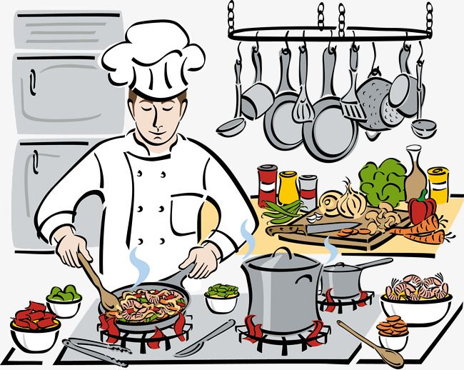 cooking clipart chief cook