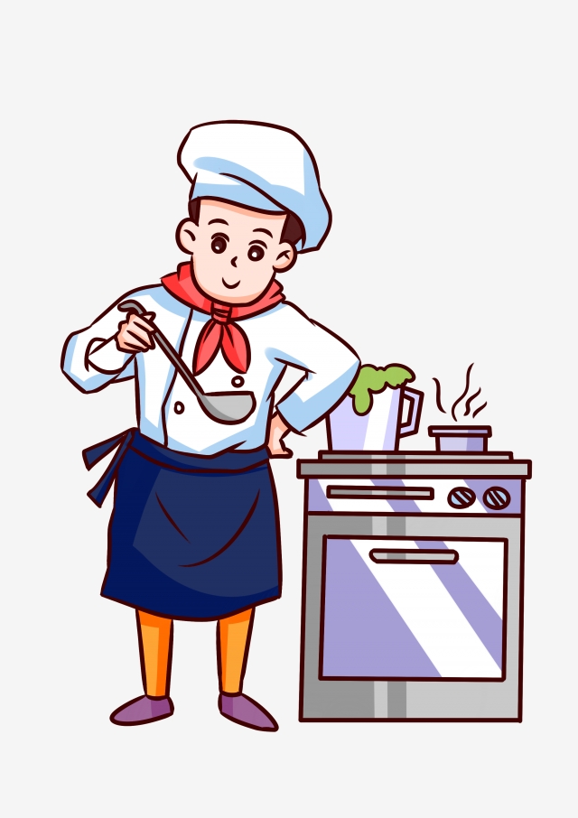 cooking clipart female chef