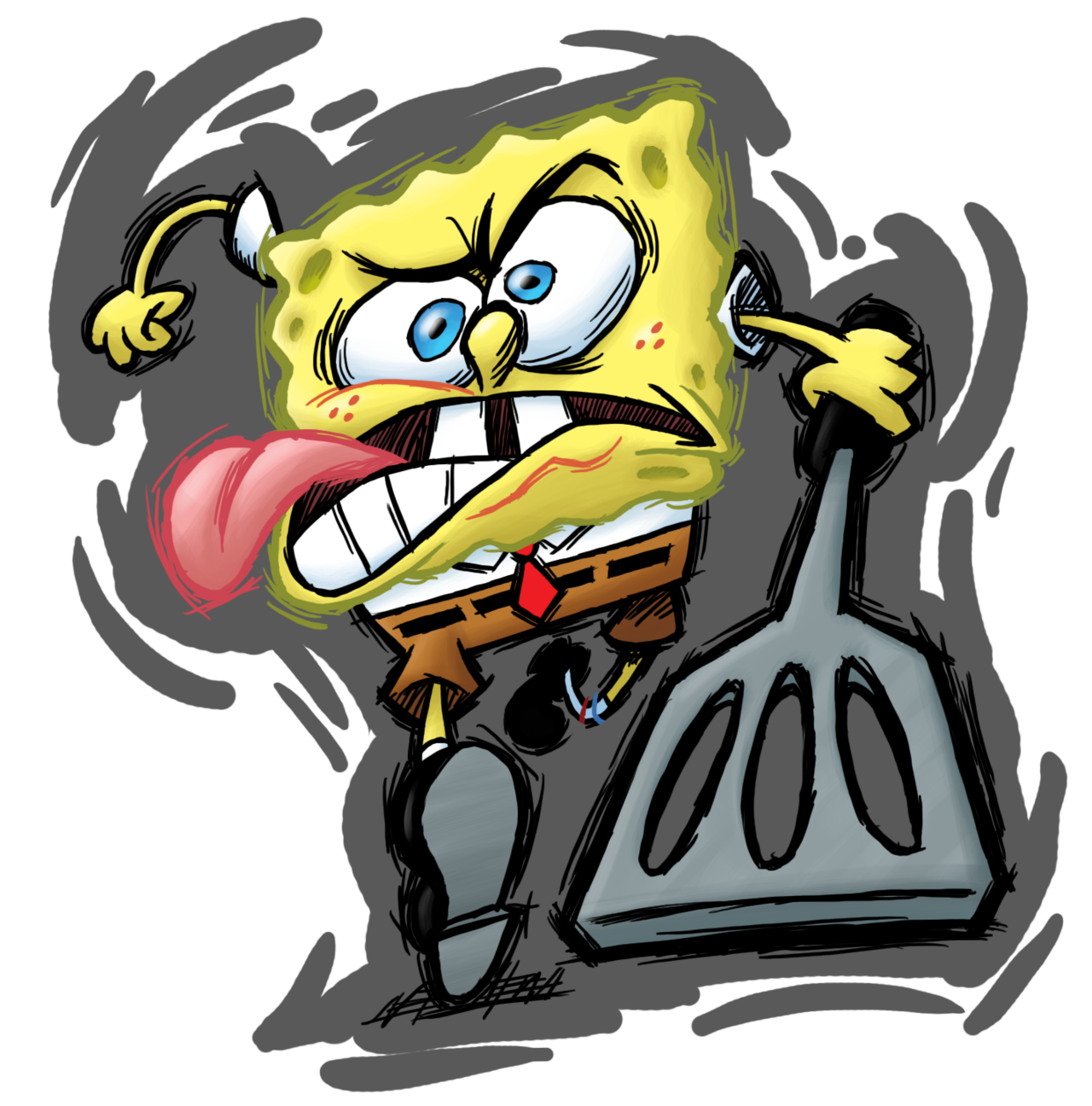 Yelling clipart shrill. The fry cook loveroleplay